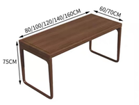 Balcon Table à thé et chaise Combinaison Style Kung Fu Home Study Bois massif Petit salon de thé Zen Nouveau design chinois