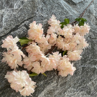 L-3554 Vente chaude Branche de fleur de cerisier en soie de 98 cm pour arrangement floral de mariage et décoration intérieure