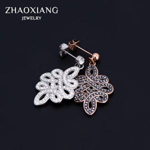 Pendientes de Acero Inoxidable con Cristales, Accesorios de Moda Unisex para Fiestas, Compromisos, Regalos de Joyería para Mujer - Product Image 4