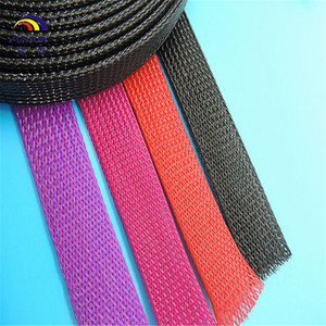 <span class=keywords><strong>Manchon</strong></span> de protection tressé <span class=keywords><strong>pour</strong></span> câbles électriques, tuyaux, gaines et tuyaux de forme irrégulière - Product Image 1