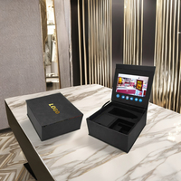 Kotak Kemasan Video Layar LCD 4,3 Inci yang Dapat Disesuaikan dengan Embossing & Lapisan UV, Hadiah Bisnis Mewah Modern untuk Perhiasan