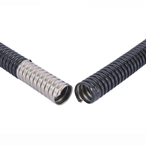 304 स्टेनलेस स्टील प्लास्टिक-लेपित लचीली धातु नाली, तार संरक्षण लूम - Product Image 6