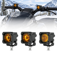 Projecteur Cube Étanche IP68 12V 24V 2 Pouces à Faisceau Concentré, Diffusé et de Conduite pour Camions 4x4, Motos, UTV, Motoneiges