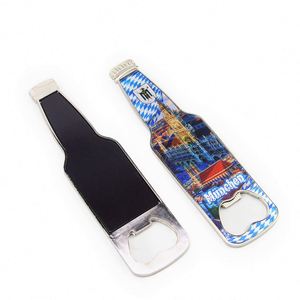 Decoración para Refrigerador, Abridor de Botellas Magnético de Aleación de Aluminio Personalizado, Recuerdo de Roma, República Checa, con Imán - Product Image 4