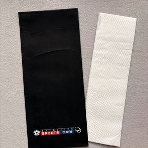 Sacchetti <span class=keywords><strong>di</strong></span> posate usa e getta in <span class=keywords><strong>carta</strong></span> nera porta posate con <span class=keywords><strong>tovaglioli</strong></span> per ristoranti, Catering, maniche per utensili eco-friendly eventi - Product Image 5