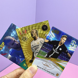 <span class=keywords><strong>Caja</strong></span> Sorpresa de Cartas de Estrellas de Fútbol, Cristiano Ronaldo y Neymar, Juguete para Fanáticos, Colección de Lujo en Papel - Product Image 4
