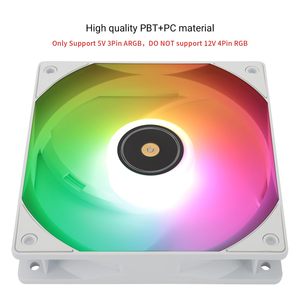 Nouveau style 2025 Thermalright TL-E12W-S V3 120mm 4pin PWM Ventilateur de refroidissement CPU silencieux ARGB pour PC Gaming - Product Image 4