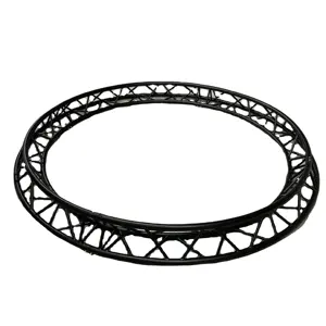 Mèches rondes noires en Aluminium, présentoir circulaire pour église, 1 pièce