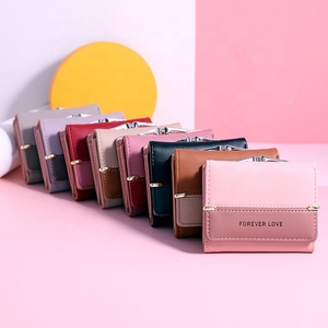 2020 nuevo Color corta de dibujos animados lindo <span class=keywords><strong>monedero</strong></span> tres titular de la <span class=keywords><strong>tarjeta</strong></span> de hebilla pequeña cartera <span class=keywords><strong>para</strong></span> los <span class=keywords><strong>niños</strong></span> - Product Image 1