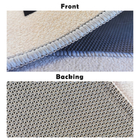 Rembourrage de tapis de base lavable imprimé en 3D pour la maison nouveau matériel de salon imitation cachemire pour la décoration de salon