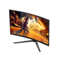 Nouvel écran de jeu incurvé AOC CQ32G4E 31,5 pouces 180 Hz 300 cd/m² Technologie VA rapide QHD 1500R Écran de bureau