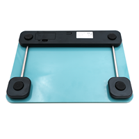 Báscula Digital Corporal MOOFIT, Báscula de Baño Ultra Delgada con Pantalla LED, Báscula Electrónica Resistente