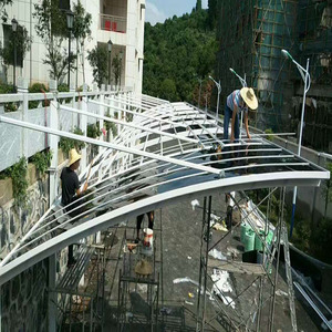 Structure de carport <span class=keywords><strong>en</strong></span> tissu résistant au vent fort, prix direct d'usine, personnalisable, <span class=keywords><strong>20</strong></span> x <span class=keywords><strong>20</strong></span> - Product Image 4