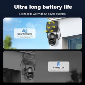 Super <span class=keywords><strong>caméra</strong></span> ICSEE PTZ Wi-Fi AOV <span class=keywords><strong>solaire</strong></span> 4G compatible mondial à faible consommation avec indice IP66 et boîtier en plastique aéronautique - Product Image 2