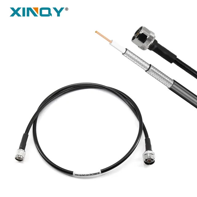 XINQY cable N a N conector WiFi antena cable LMR 240 cable coaxial antena N conector macho coaxial lmr240 UF, 6G, 1 unidad