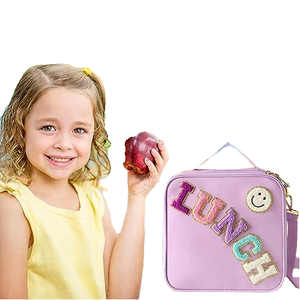 Sac isotherme de luxe du Vietnam avec bretelles réglables, sac isotherme personnalisé, fourre-tout imperméable en tissu Oxford réutilisable pour l'école et le travail - Product Image 1