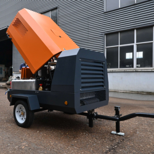 เครื่องอัดอากาศแบบสกรูเคลื่อนที่คุณภาพสูงขนาดเล็กสำหรับงานเหมือง - Product Image 4