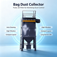 Système de filtration à sacs industriel Pulse Baghouse pour la gestion du volume d'air et la lutte contre la poussière dans les usines de carreaux de céramique
