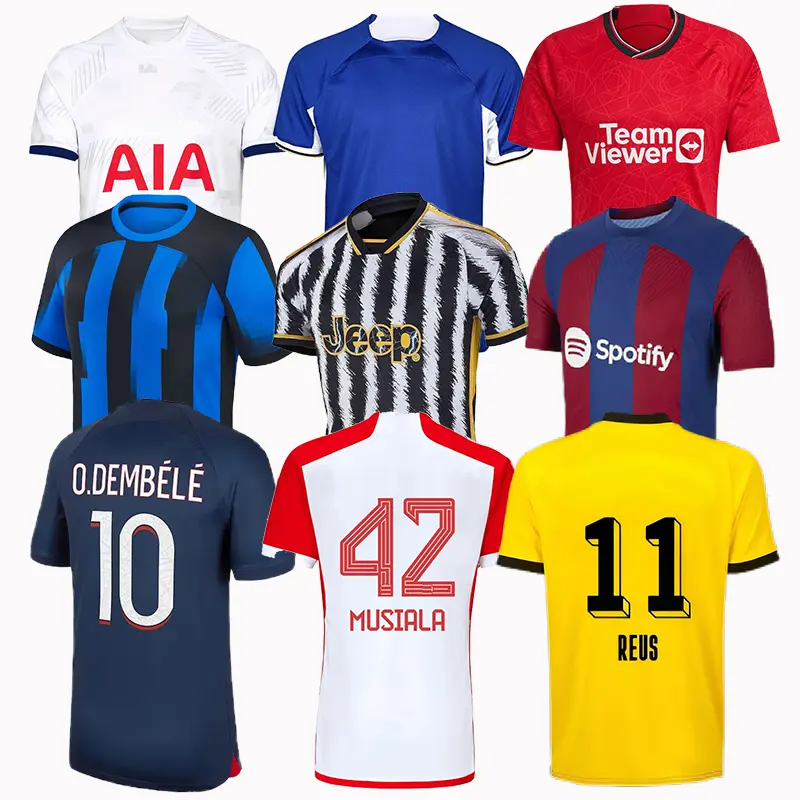 Camiseta De Time De Futebol Tailandesa простая Ретро домашняя Футбольная форма для клуба на продажу