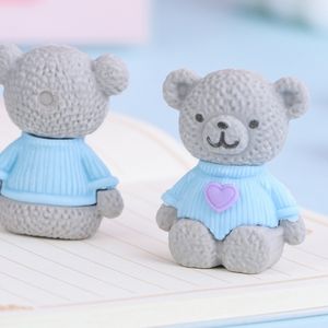 Carino e amorevole piccolo orso gomma. Gomma da studente. Cancelleria all'ingrosso. Premio regalo di Natale di fine anno di sesta elementare. - Product Image 6