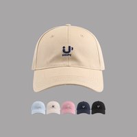 Gorra de Béisbol Personalizada Bordada de 6 Paneles con Visera Curva, Hebilla Metálica Ajustable y Protección Solar