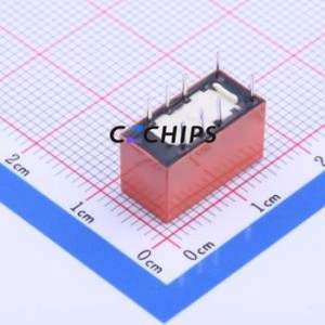 EC2-24NU Signal Relay DIP,7.5x15mm Relay 24V 2 Changeover: 2C (DPDT-Changeover)::: 250V-AC/220V-DC Silver Alloy - Product Image 2