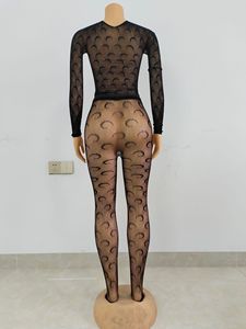 Abiti da donna <span class=keywords><strong>Sexy</strong></span> con Top in pizzo con spalle scoperte + collant Set 2 pezzi pantaloni in Mesh <span class=keywords><strong>Sexy</strong></span> da donna Set di <span class=keywords><strong>abbigliamento</strong></span> da donna - Product Image 3