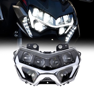 Faros Delanteros LED de Aluminio para Motocicleta, Luz Alta y Baja, DRL para <span class=keywords><strong>Kawasaki</strong></span> Z650 <span class=keywords><strong>2020</strong></span>-2025; Z900 <span class=keywords><strong>ABS</strong></span> / Z900 SE <span class=keywords><strong>ABS</strong></span> / Z400 <span class=keywords><strong>ABS</strong></span> - Product Image 1