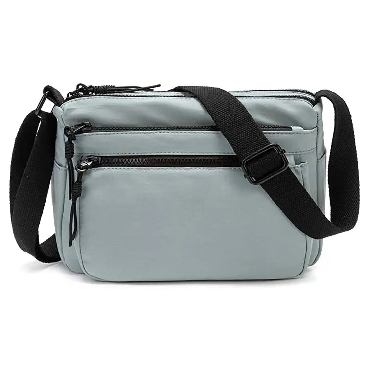 निविड़ अंधकार नायलॉन बड़े Crossbody बैग झोला पर्स महिलाओं के कंधे बैग के लिए लड़कियों