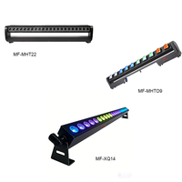 Équipement d'éclairage de scène professionnel en aluminium de qualité supérieure, 22 pièces * 12W RGBW LED Beam, projecteurs mobiles