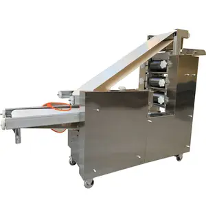 3600 pcs/h düz ekmek makinesi Paratto Pizza baz ekmek biçimlendirme makinesi/otomatik hamur cilt makinesi