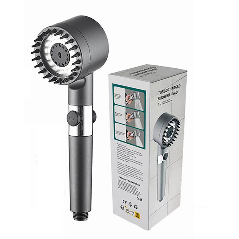 Shower head (with filter) in color box (universal interface)