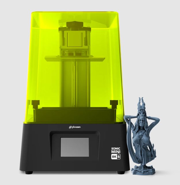 Phrozen Sonic Mini 8K S Resin 3D Printer 7.1" Mono LCD 22um Ultra High Resolution for Miniature Figure Jewelry