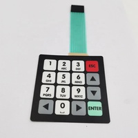 Cerradura de Puerta Eléctrica Industrial con Teclado Numérico Iluminado de Matriz 4x4