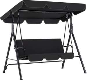 <span class=keywords><strong>Columpio</strong></span> de Terraza <span class=keywords><strong>para</strong></span> Exteriores <span class=keywords><strong>con</strong></span> <span class=keywords><strong>Toldo</strong></span>, Silla <span class=keywords><strong>Columpio</strong></span> <span class=keywords><strong>con</strong></span> Cojín de Asiento Extraíble - Product Image 4