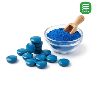 Espirulina Azul Orgánica USDA E25, Pigmento Azul Natural Antioxidante, Tabletas <span class=keywords><strong>de</strong></span> Ficocianina <span class=keywords><strong>de</strong></span> Espirulina <span class=keywords><strong>de</strong></span> Marca Privada OEM - Product Image 3