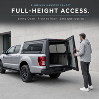 Capot de camionnette en aluminium pour Toyota Tacoma 5 pieds Nissan Titan, étanche, verrouillable, compatible avec les barres de toit, OEM ODM
