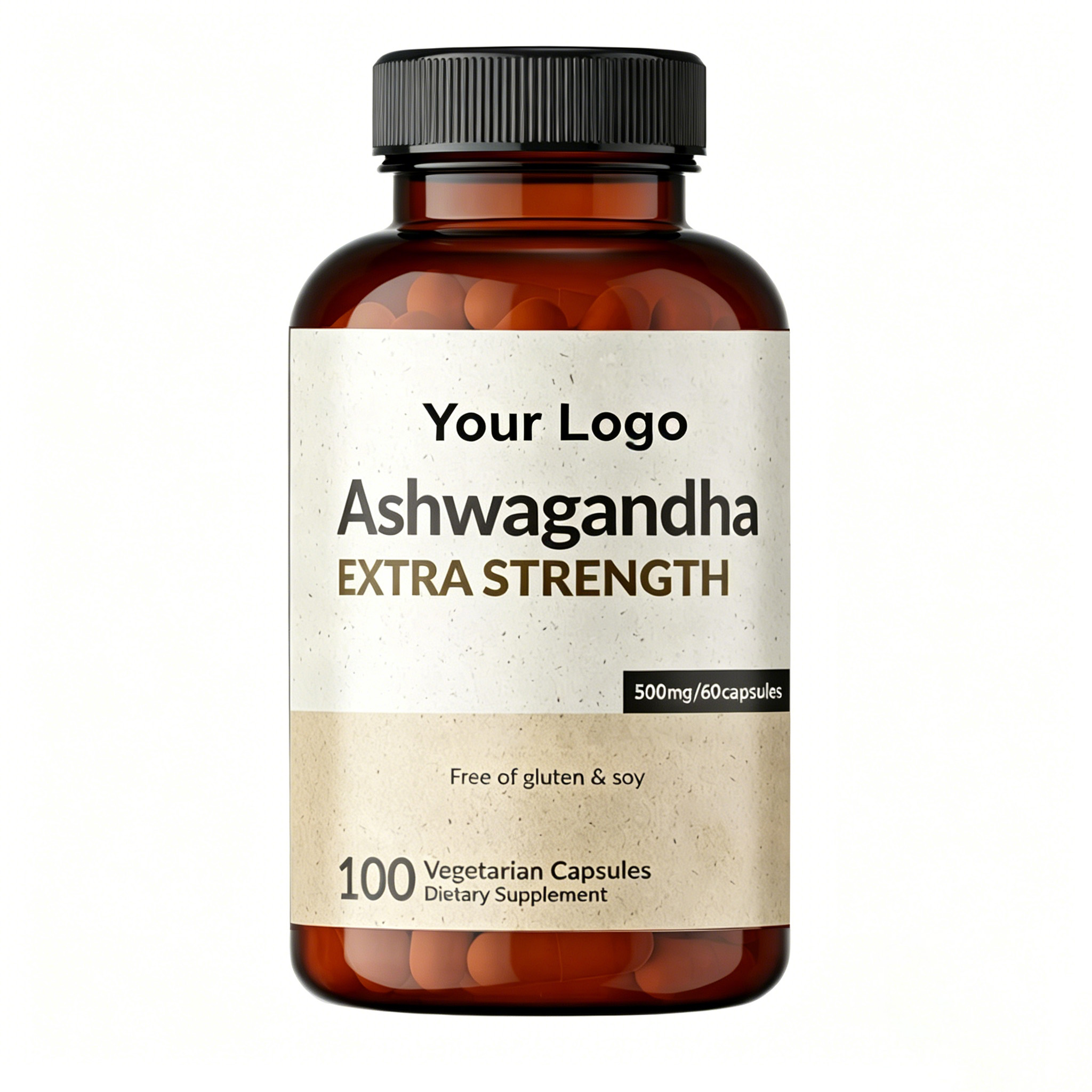 Private Label Organic Ashwagandha Capsules Ashwagandha Root Extract Herbal Supplements