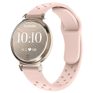 Bracelet de montre en silicone de 14 mm pour <span class=keywords><strong>Garmin</strong></span> <span class=keywords><strong>Lily</strong></span> 2, bracelet de <span class=keywords><strong>sport</strong></span> souple et respirant, remplacement pour femmes, vente en gros - Product Image 5