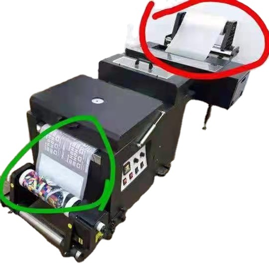 30CM DTF Powder Shaker + DTF Printer for T-shirt Pet Film Heat Transfer DTF Shaking Powder with L1800 Printer Machine