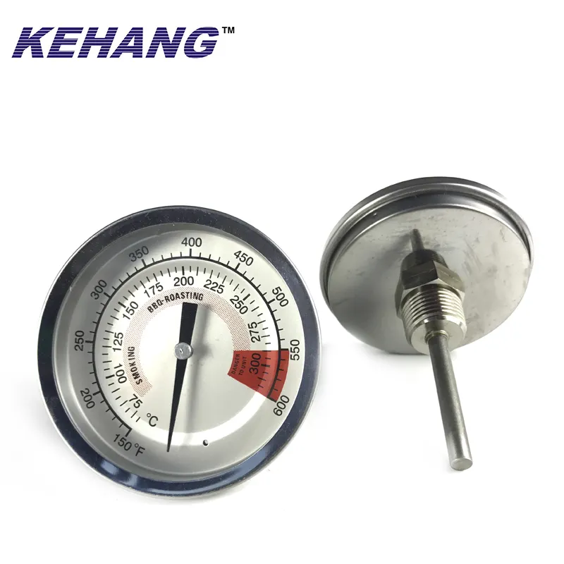 Двухметаллический термометр для барбекю, гриля, духовки, 3 дюйма
