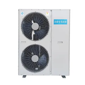 Unidad de condensación de refrigeración de 2 HP Refrigeración exterior Precio unitario de condensación de 1,5 toneladas Para cámara frigorífica
