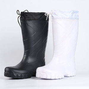 Vente en gros <span class=keywords><strong>de</strong></span> bottes <span class=keywords><strong>de</strong></span> pluie galochas légères pour garder au chaud bottes <span class=keywords><strong>de</strong></span> pluie épaisses antidérapantes imperméables pour le ski et <span class=keywords><strong>la</strong></span> pêche - Product Image 4