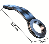 Support de téléphone magnétique pliable en alliage, rotation à 360 degrés, support rétractable et pliable pour téléphone, accessoire de bureau