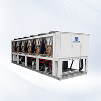 Refroidisseur à vis à air comprimé de qualité supérieure à faible bruit, 120 tonnes, 420 kW, R134a/R22, avec contrôle de capacité progressif pour centre de données