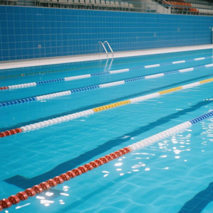 Cuerda <span class=keywords><strong>de</strong></span> Carril <span class=keywords><strong>de</strong></span> Competición Fenlin ABS Resistente, 25m 50m, Divisor Flotante Anti-Olas <span class=keywords><strong>de</strong></span> Grado Profesional <span class=keywords><strong>para</strong></span> Piscina - Product Image 1