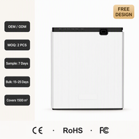 Diffuseur de parfum commercial à détecteur de mouvement radar 800 ml 1500 m² WiFi sans fil avec application 5 niveaux à fixation murale pour hall d'hôtel, logo personnalisé OEM