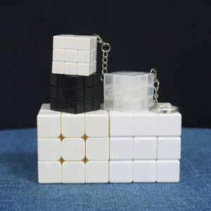 Biểu tượng tùy chỉnh ma thuật Cube Keychain Cube Câu Đố vòng chìa khóa quà tặng khuyến mãi Giáo Dục Não trêu ghẹo thần tài đồ chơi - Product Image 6