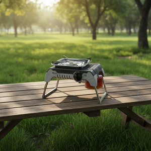 Réchaud à cassette d'extérieur, réchaud de <span class=keywords><strong>camping</strong></span>, réchaud à <span class=keywords><strong>gaz</strong></span> portable pour l'extérieur, équipement portable domestique pour <span class=keywords><strong>barbecue</strong></span> - Product Image 4
