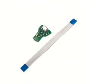 2025 <span class=keywords><strong>JDS</strong></span>-055 avec remplacement de <span class=keywords><strong>Port</strong></span> de carte de charge de câble pour contrôleur PS4 P4 accessoires Ps 4 pièces de contrôleur - Product Image 3